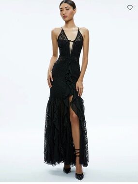 alice and olivia hannah halter maxi dress Hannah Halter Maxi Dress by Alice & Olivia